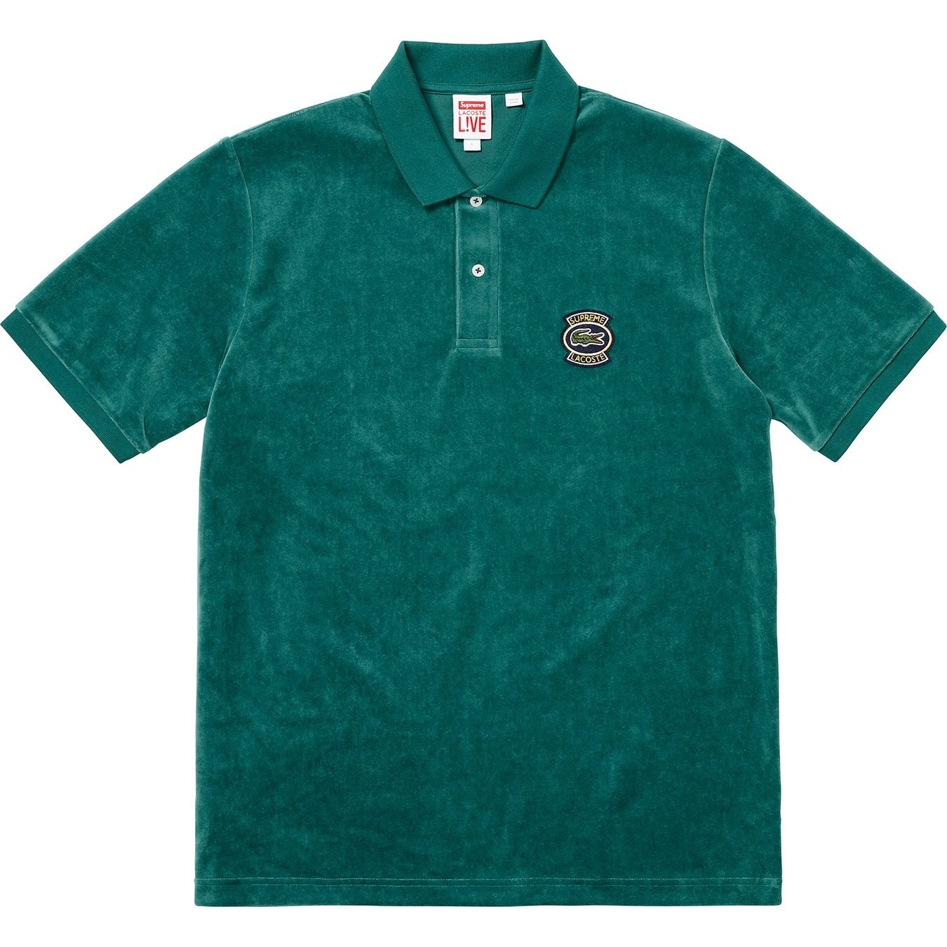 Supreme®/LACOSTE Velour Polo view 4